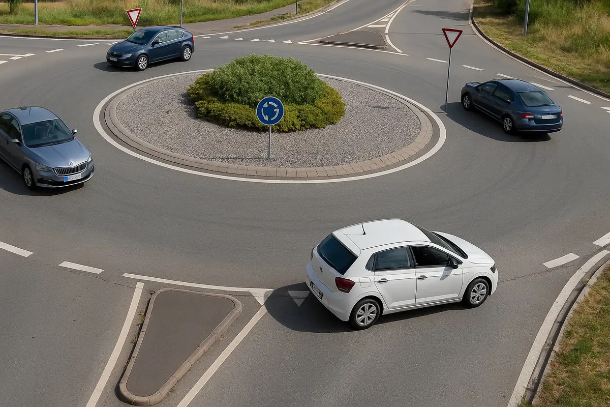 Come si affronta una rotonda secondo il codice della strada: il trucco che semplifica tutto