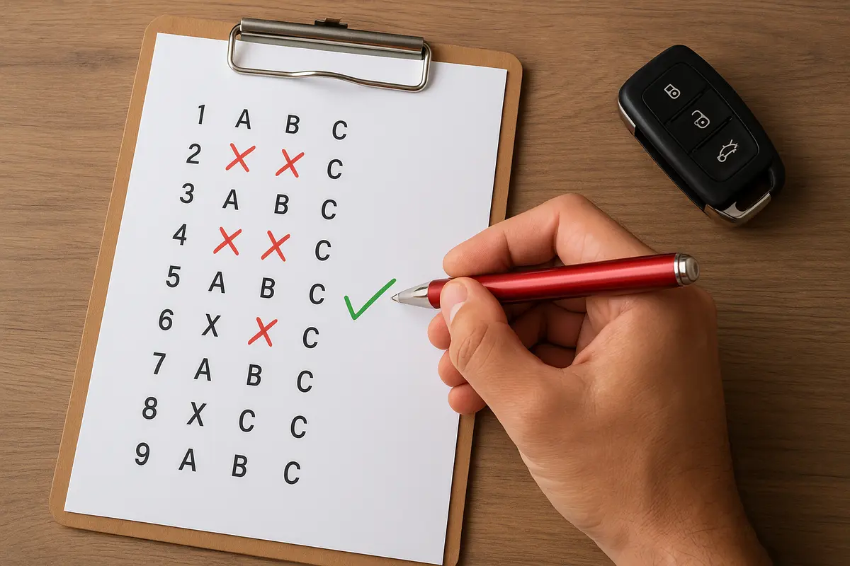 Come si correggono le risposte sbagliate nei test patente? Regole pratiche spiegate chiaramente