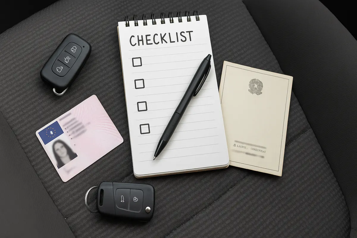 Cosa portare il giorno dell’esame pratico della patente? La checklist indispensabile