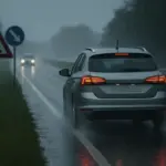 Obblighi durante la pioggia: come il codice stradale disciplina le condizioni meteo avverse