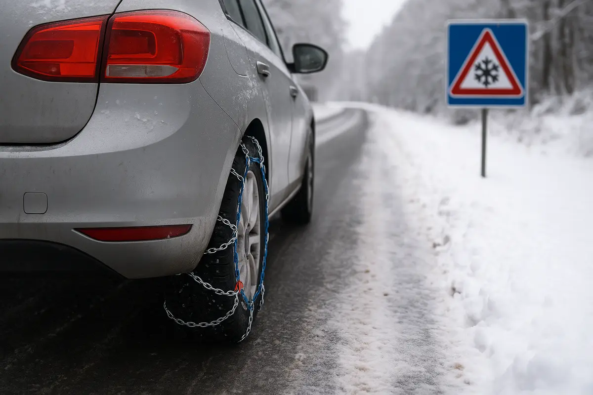 Quando è obbligatorio l’uso delle catene da neve? La normativa senza dubbi