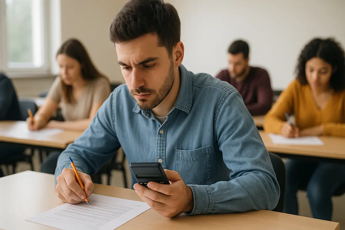 Si può usare la calcolatrice all’esame di teoria? Regole ufficiali e consigli per non sbagliare