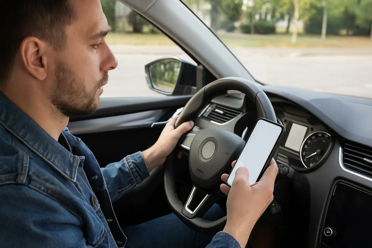 Uso del telefono alla guida: cosa dice il codice e le sanzioni a cui vai incontro davvero