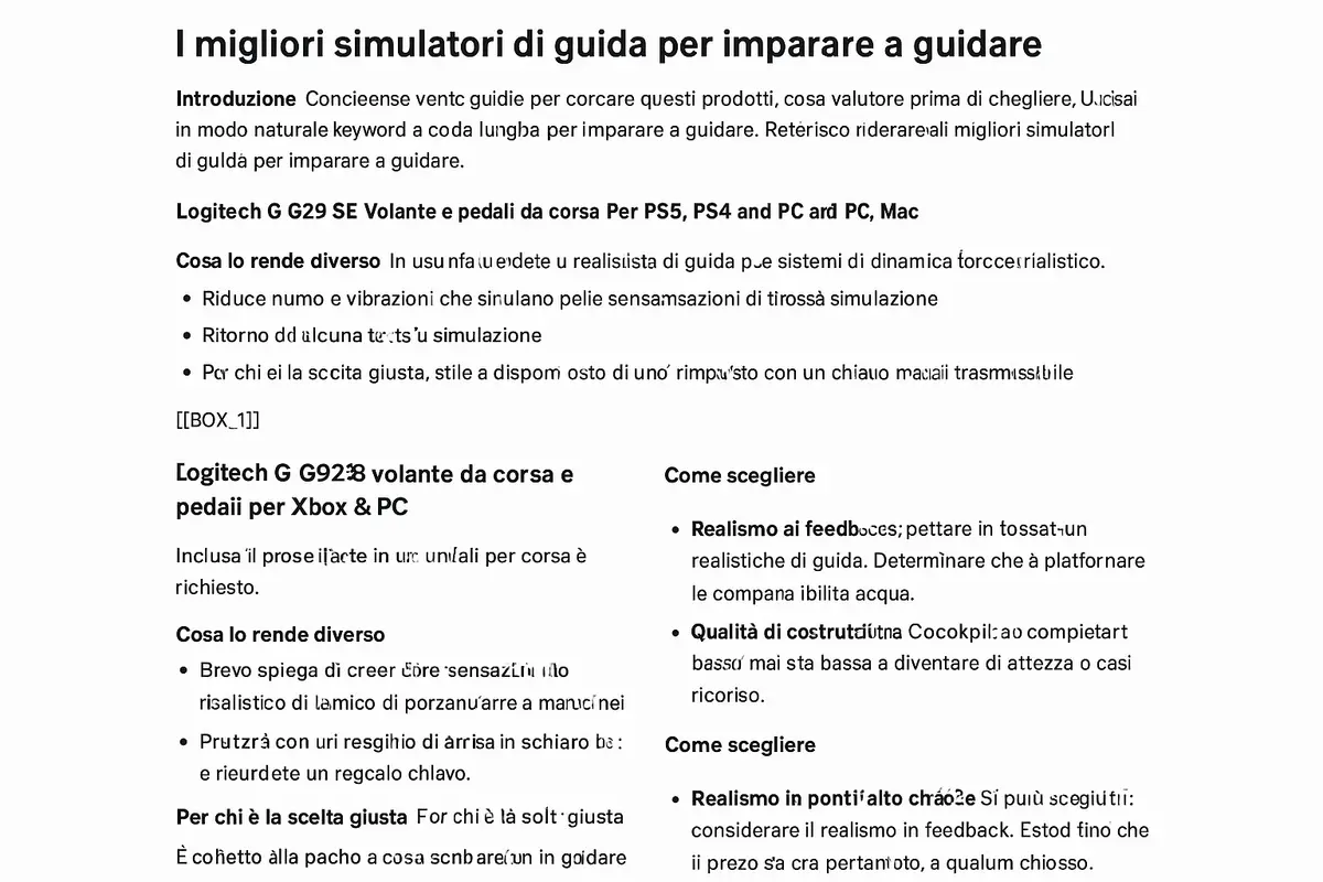 I migliori simulatori di guida per imparare a guidare