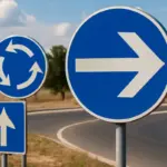 Frecce direzionali in rotonda: quale mettere all’uscita senza perdere punti