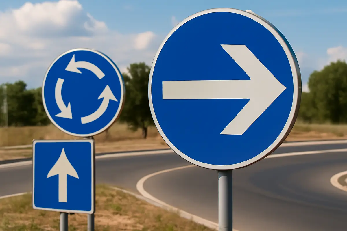 Frecce direzionali in rotonda: quale mettere all’uscita senza perdere punti