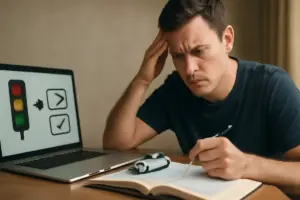 Domande con doppia negazione nel quiz patente B: come leggerle senza sbagliare