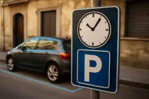 Parcheggio gratuito sulle strisce blu: le fasce orarie che cambiano tutto