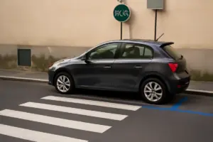 Sosta su strisce bianche in zona mista: il limite che quasi nessuno considera