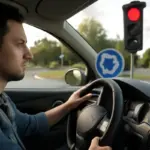 Rotonda con semaforo interno: come comportarsi quando i segnali si sovrappongono