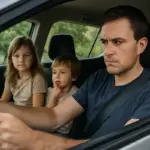 Bambini non allacciati in auto: la responsabilità che ricade sempre sul conducente