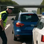 Cambio corsia in autostrada senza freccia: la sanzione che scatta sempre